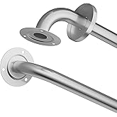 PROFLO PF42SF2 42 Inch Grab Bar - Satin Steel