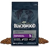 Blackwood Large Breed Dry Dog Food, Whitefish with Ancient Grains, 10 Pound Bag for Adult Dogs, Slow Cooked with Green Mussels to Promote Hip & Joint Health