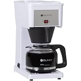 BUNN GRW Velocity Brew 10-Cup Home Coffee Brewer, White