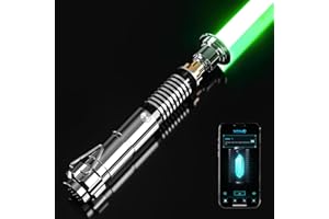 DAMIENSABER Upgrade Xenopixel 3.0 Motion Control Smooth Swing Light Sabers with 34 Sound Fonts Infinite Color and 16 RGB Fast Color Changing, More Sensitive Luke Light Sabers for Adults