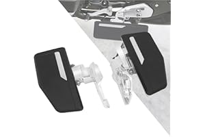 HDBUBALUS Motorcycle Foot Control Driver Floorboards Kit Fit For Honda Gold Wing 2018-2022 (Chrome)