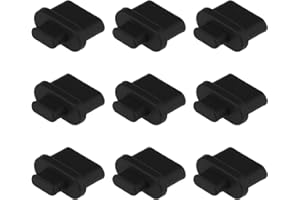 SG Store 30Pcs USB C Dust Plug Silicone Type-C Port Protective Caps for Phones and Tablets with Type-C Port, Black