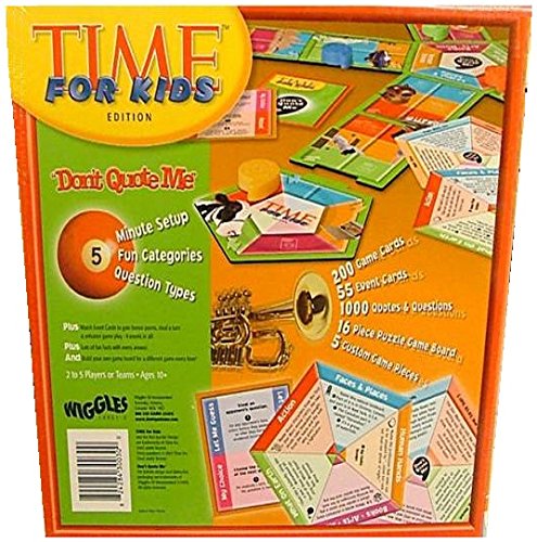 Don't Quote Me, Time Edition for Kids (2005)