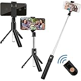 APSZST Selfie Stick, Extendable Selfie Stick Tripod with Detachable Wireless Remote and Tripod Stand Selfie Stick for iPhone X/iPhone 8/8 Plus/iPhone 7/7 Plus, Galaxy S9/S9 Plus/S8/S8 Plus/Note8,Huaw