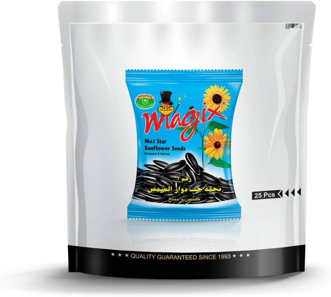 Magix ROASTED SUNFLOWER SEEDS 25 gm x 25 Pkts Buy Online at Best Price