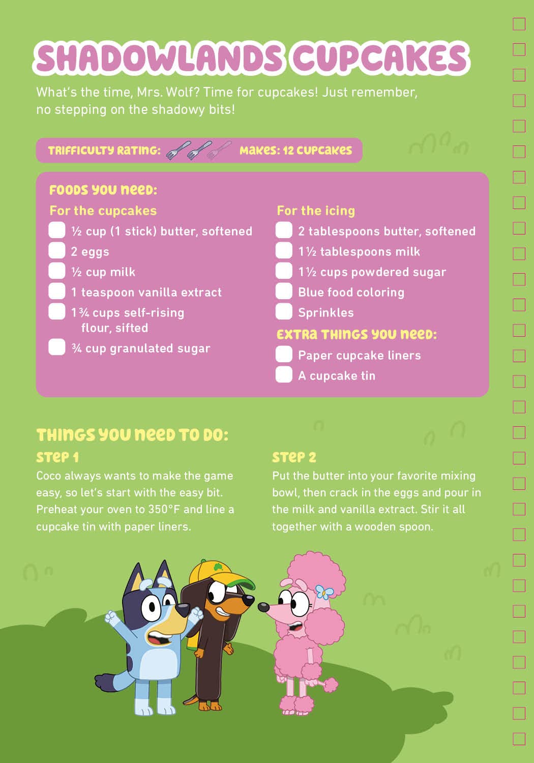 Bluey and Bingo's Fancy Restaurant Cookbook: Yummy Recipes, for Real Life