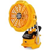 Taingwei Portable Clip on Fan for Dewalt 20v 60v Lithium-ion Battery,Battery Powered Stroller Fan with 3 Energy Efficient Speed Settings for Bedroom,Outdoor,Camping and Job Site(Tool Only)