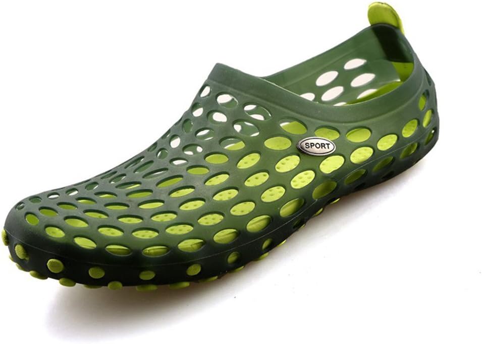 Oriskey Men's Summer Pull-On Water Aqua Slip On Walking Shoes Beach Hole Sandals