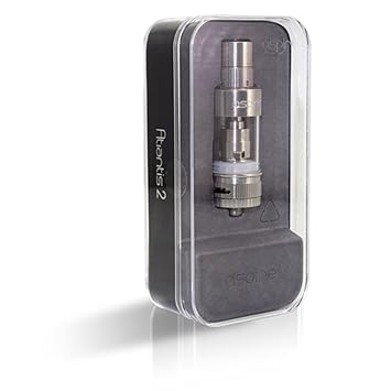 Aspire Atlantis 2 BVC Set mit 2 BVC Sub Ohm Verdampferköpfe Coils 0.3 / 0.5 ohm Pyrex Glastank und Driptip