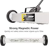 ROVSUN TUFFIOM 24-Inch Rolling Magnetic Pick Up Sweeper 50-LB Capacity view 2