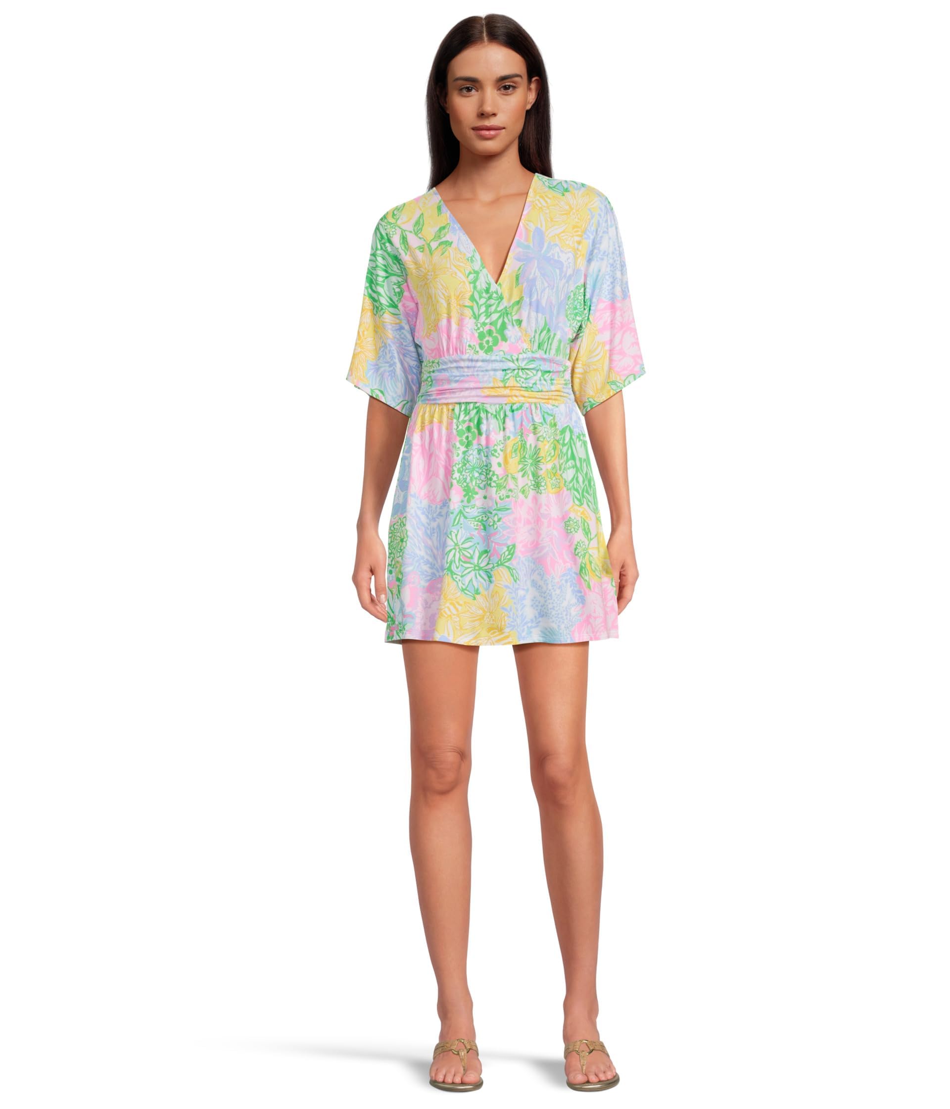 Lilly Pulitzer Womens Parigi Skort Romper Multi