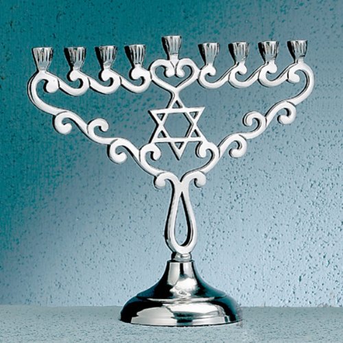 Elegant Aluminum Menorah