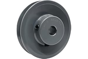 CMFG AK32-1/2 v Belt Pulley,3.25 inch OD, 1/2 Inch Bore,Cast Iron Material, AK Single Groove Motor Pulley for "4L" or "A" or "3L" Belts,AK32X1/2 Pulley