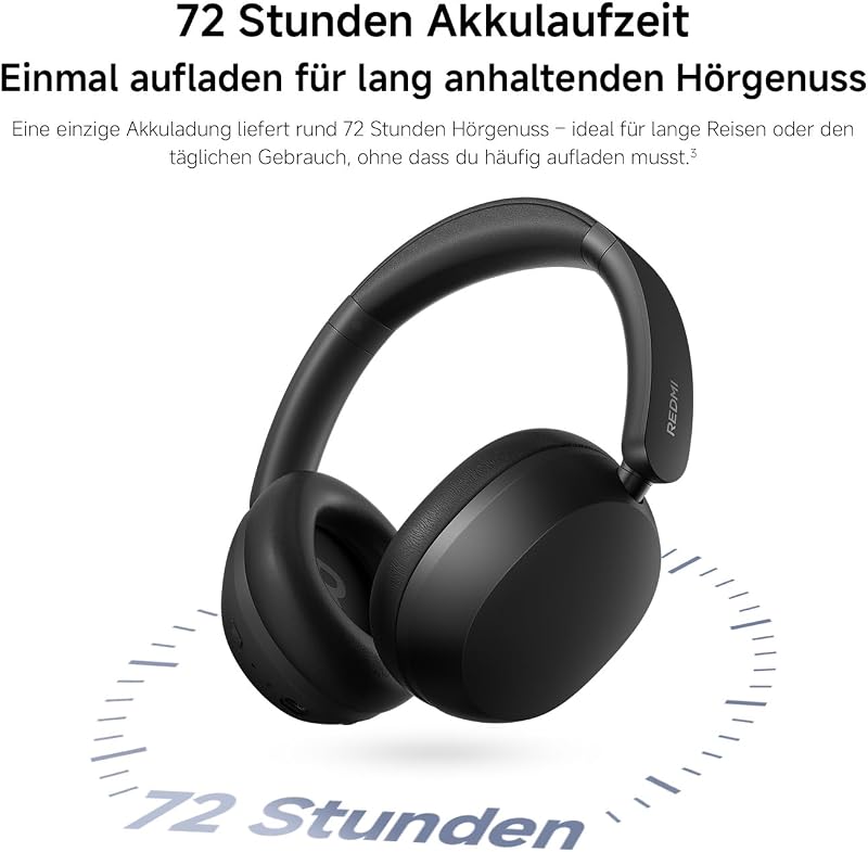 Redmi Headphones Neo, Over-Ear, ANC, Schwarz