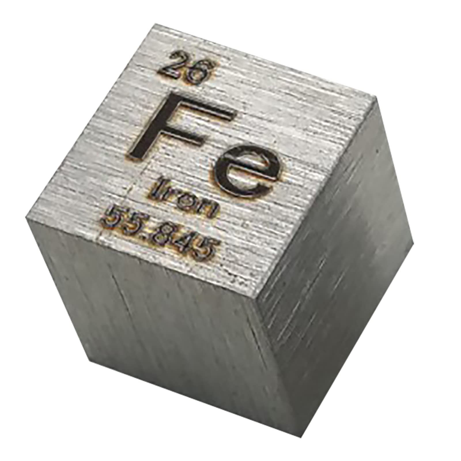Iron Cube - 10mm Pure Metal Element Cubes - Laser