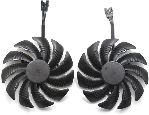 Amazon Com Inrobert mm Tsu P106 100 Graphics Card Cooling Fan For Gigabyte Gtx 1050 Ti Rx 480 470 570 580 Gtx 1060 G1 Gaming Cooler Fan Ab Computers Accessories