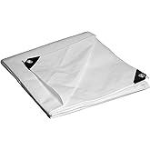 8' x 10' Foremost Tarp 30810 White Dry Top HD White 10-Mil Heavy Duty Tarp