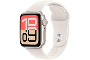 Apple Watch SE 3 [GPS 40mm] Smartwatch with Starlight Aluminum Case with Starlight Sport Band - S/M. Fitness and Sleep Trackers, Heart Rate Monitor, Always-On Display, Water Resistant4.7 out of 5 stars 43$239.99