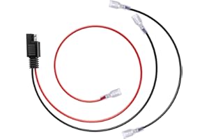 SigeIy 24 Volt Battery Wiring Harness Kit Compatible with GT, IZIP, eZip, Schwinn & Mongoose Electric Bicycle Insulated Battery Terminal Wire Harness with 2-Prong Connector