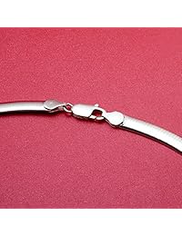 Ross-Simons - Collar de plata de ley italiana de 0.236 in