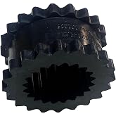 6JE Coupling Sleeve Rubber Elastomer Coupling Insert for S-Flex Series | 3.75'' OD, 1.875'' Elastomer Length, 450 in-LB Torque, 6000 RPM ,Solid Design