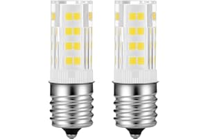 E17 LED Bulb for Microwave Oven Appliance 40W Halogen Bulb Equivalent 360° Non-Flicker, Non-dimmable, 400 LM Replaces#8206232