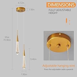 LMQNINE Pendant Lights Kitchen Light Fixtures