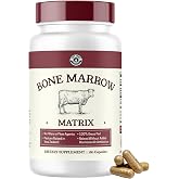 Bovine Bone Marrow Supplement, 180 Capsules | 100% Grass Fed and Pasture Raised in New Zealand, Freeze Dried, 3rd Party Lab Tested, Non GMO, No Fillers