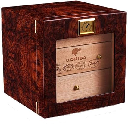 Amazon Com Cigar Box Three Layer Cedar Wood Partition Cigar Box
