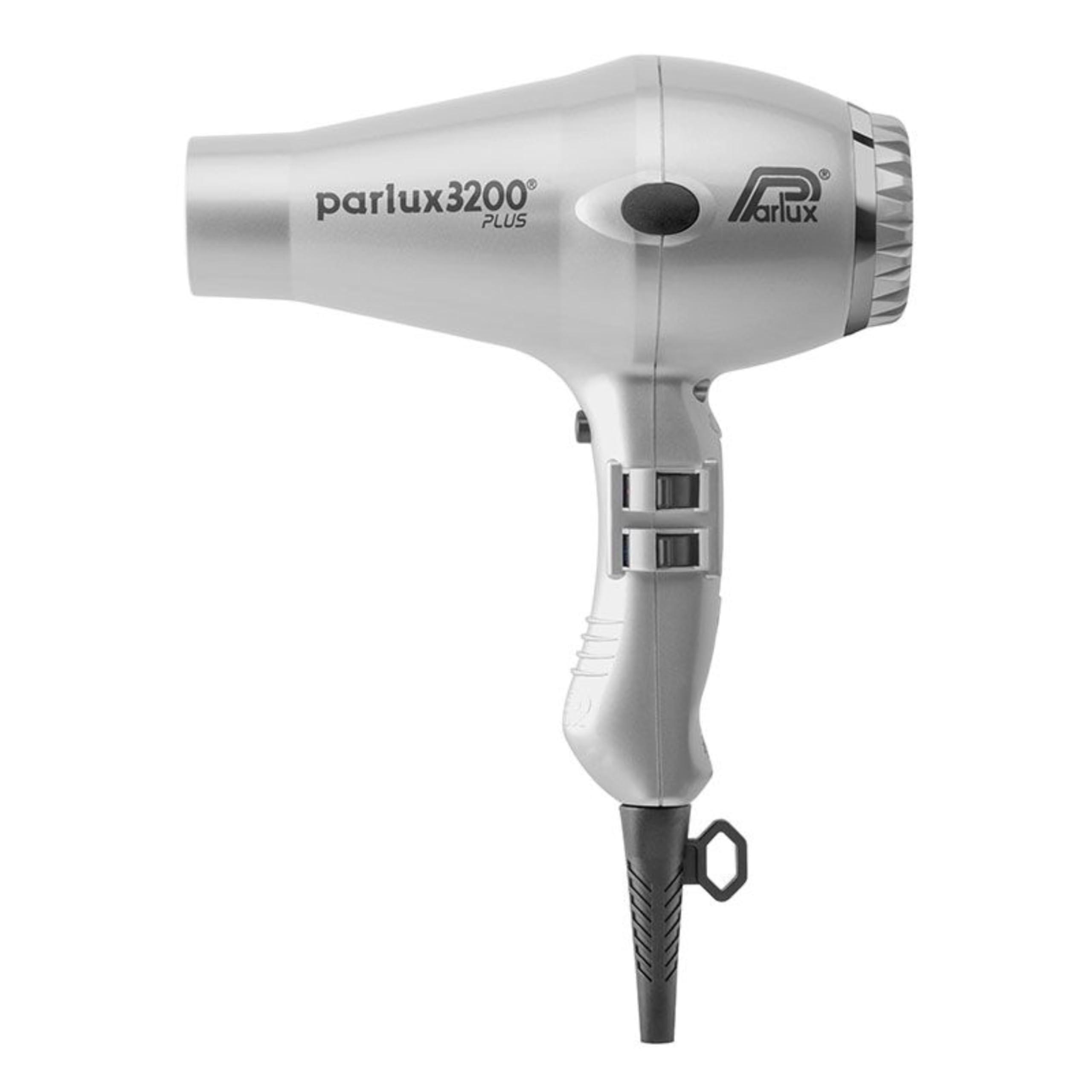 Parlux 3200 Plus Hair Dryer in Silver. Lightweight Compact 1900W Dryer with Ultra High Tech Ionic Technology. Salon Favourite with 2 Speed Settings & 3 Heat Controls Plus Cool Shot Button.