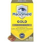 Macu Shield Gold Food Supplement - Pack of 90 Capsules | Helps support normal vision, Zeaxanthin and meso-zeaxanthin, Zinc
