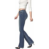 Hybrid & Company Women's Skinny Bootcut Stretch Pant