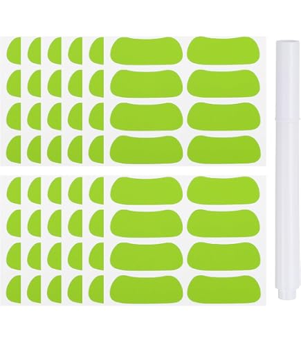 thumbnail image 2 of Sports Eye Black Stickers - 72 Pairs Red Football Face Strips With Pencil 2 of 11