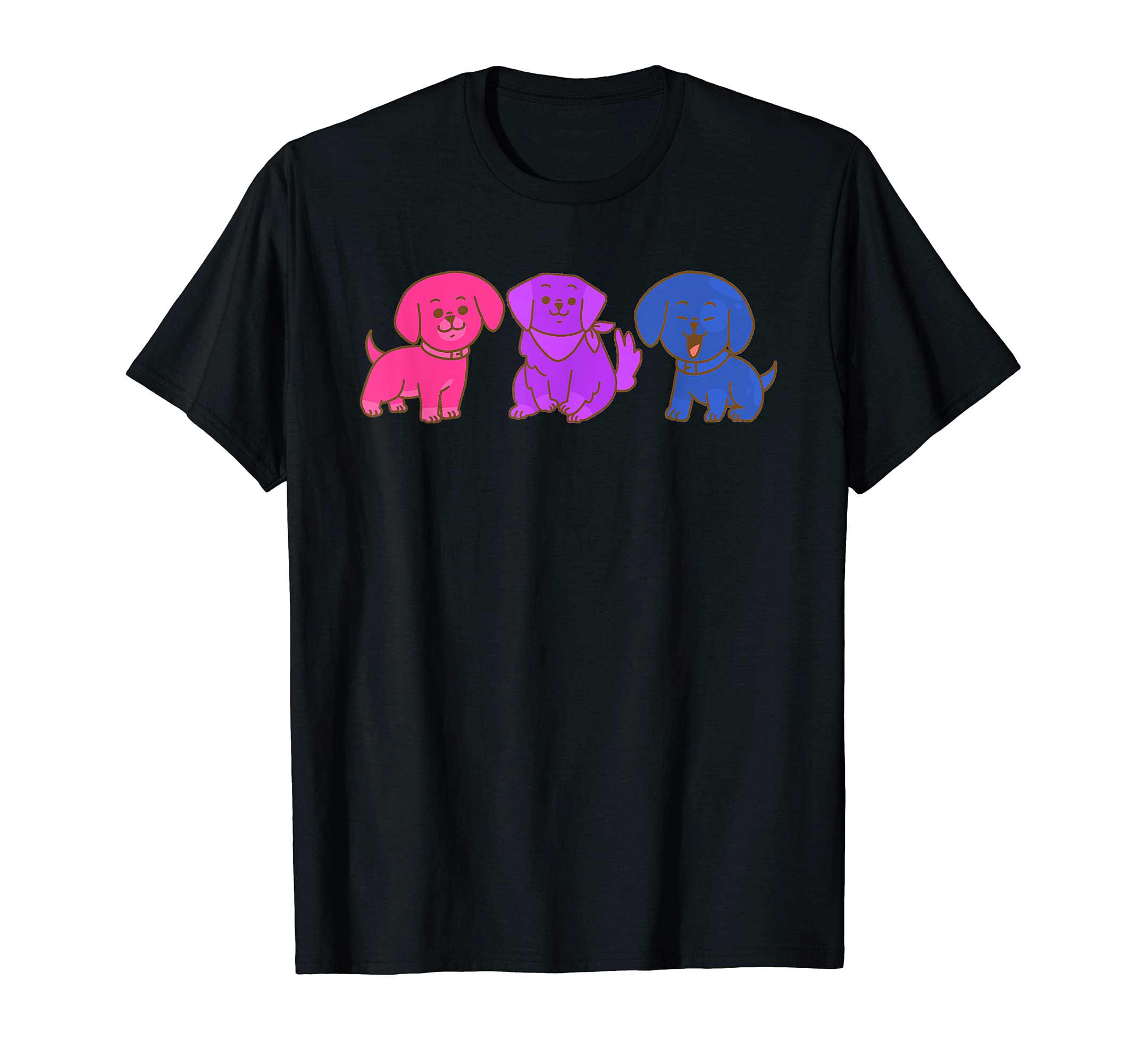 Bisexual Pride Dogs LGBTQ T-Shirt