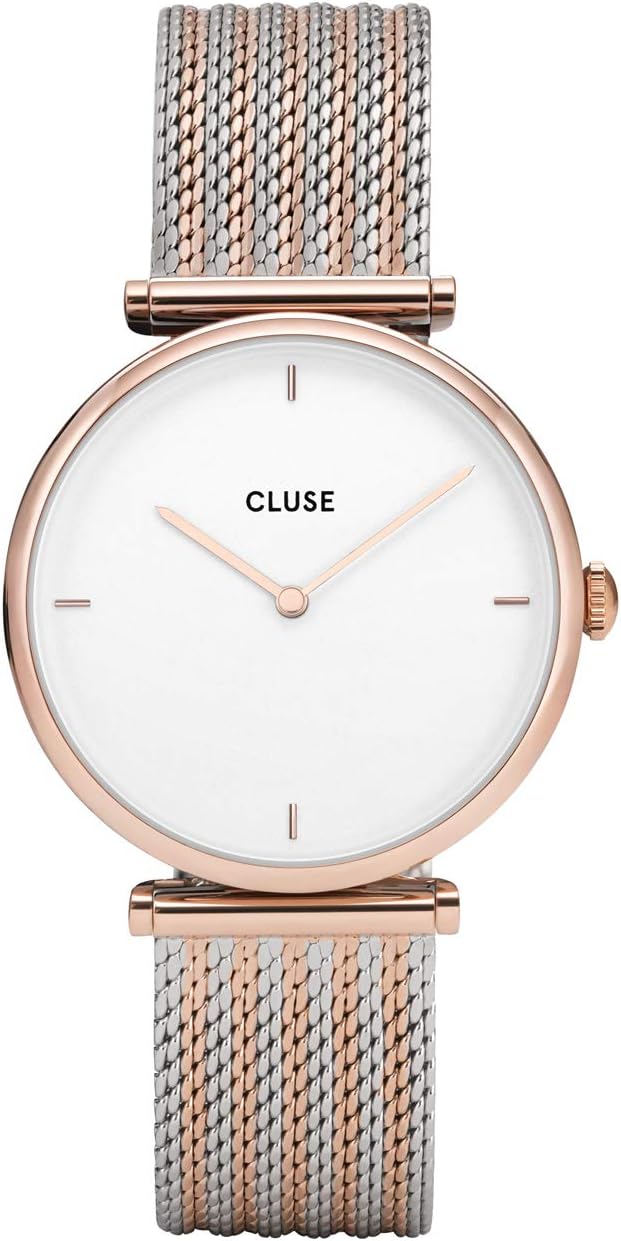 Womens Analogue Classic Quartz Watch with Stainless Steel Strap CL61003