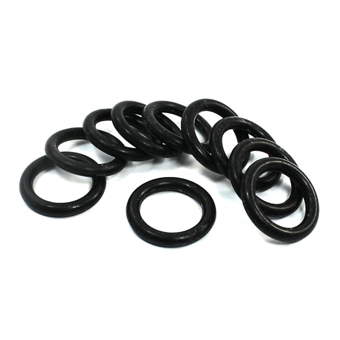 100 Schwarz 32 mm OD 5 mm Dicke Gummi-O-Ring Oil Seal Dichtungen