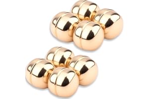 8 Pairs Hijab Magnets Strong Magnetic Pins Purse Bottom Feet Scarf for Women Brooch Clasp for Clothes Dress Scarves Shirts