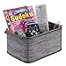 InterDesign Twillo Silverware, Flatware Caddy Organizer for Kitchen Countertop Storage, Dining Table - Black