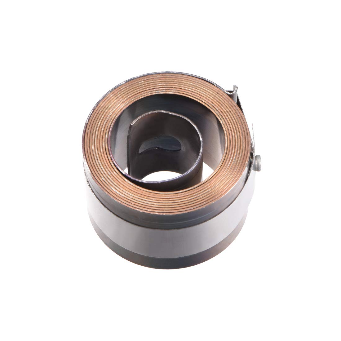 sourcing map Drill Press Spring Drill Press Quill Feed Return Coil Spring Assembly Spring Steel Chemical Blackening Finish 1400mm Expand Long 45 x 30 x 0.7mm