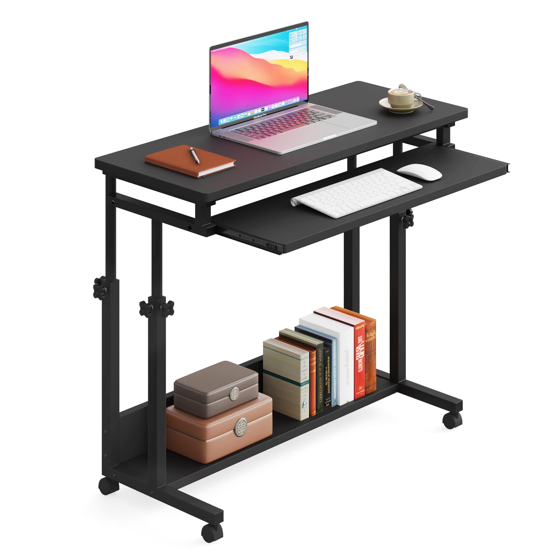 Tribesigns Portable Desk For Sofa And Bed, Height Adjustable Mobile