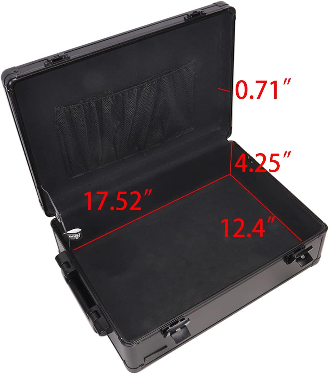 Vaultz Dorm/Storage Chest with Key Locks, 10 L x 6.5 H x 7.3 W inches, Super Tactical Black: Office Products