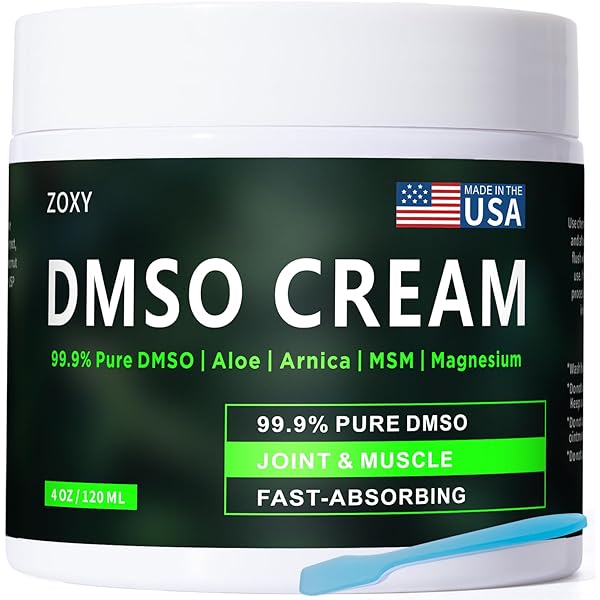 Amazon.com: ZOXY DMSO Cream, 99.9% Pure, with Magnesium, MSM