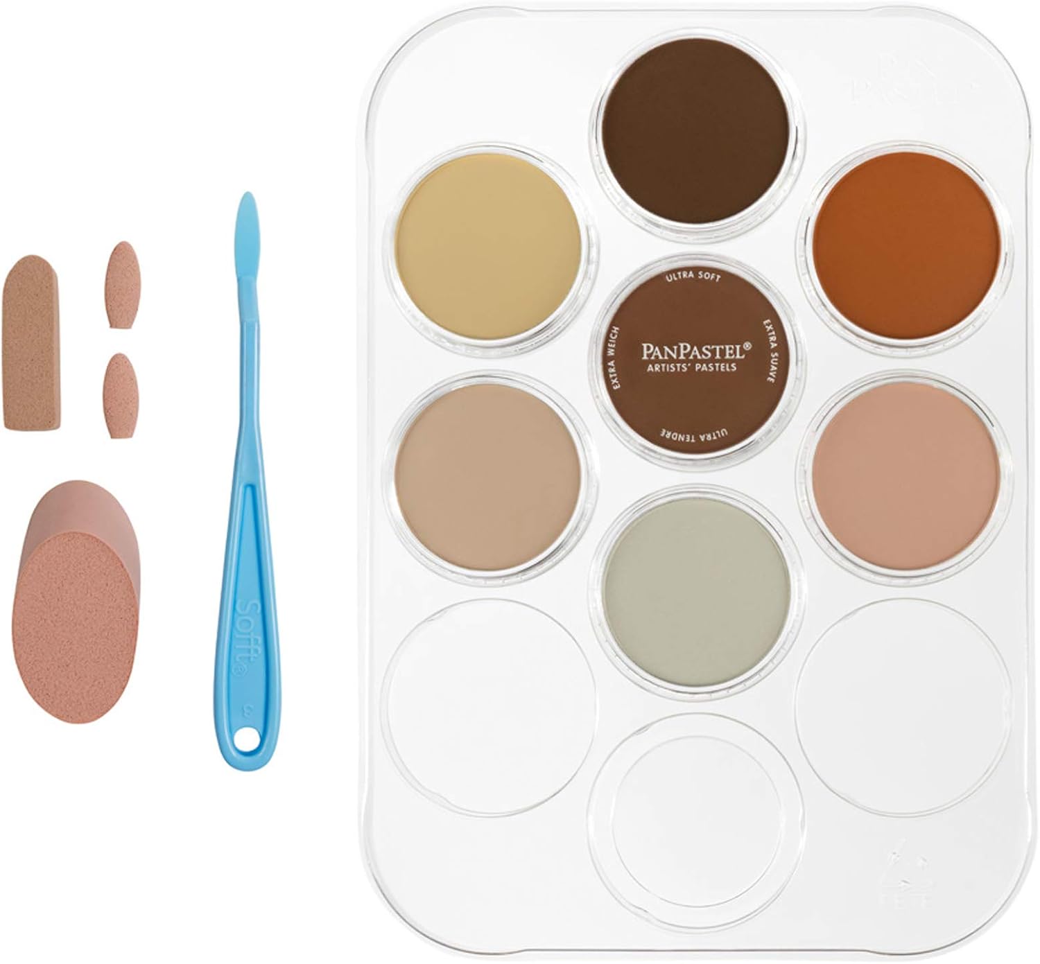 PanPastel Ultra Soft Artist Pastel Set 9Ml 7/Pkg-Skin Tone, retro-tri color, 1 count (Pack of 7) - Image 3
