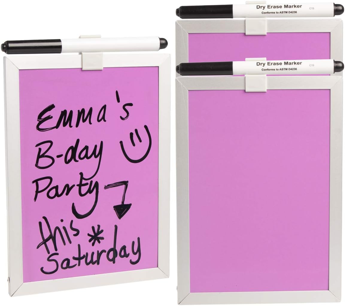 3 Pack Dry Erase Markers White Board for School Home Office Foray 5x7