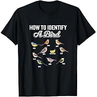 thumbnail image 2 of How To Identify A Bird Funny Birds Lover Nature Birdwatcher T-Shirt 2 of 14