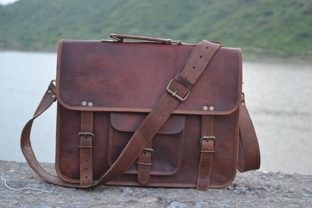 Komal's Passion Leather Vintage Duffle Bag