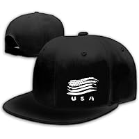 Negi Black Snapback Hat - Adjustable Flat Bill, Pride Flag Design, Unisex Baseball Cap