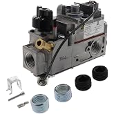 ROBERTSHAW 710-502 HVAC Gas Valve Compatible with JOHNSON, MAJESTIC, EMPIRE Replacement for 05-02-00181, 51836, 711711347, F9737