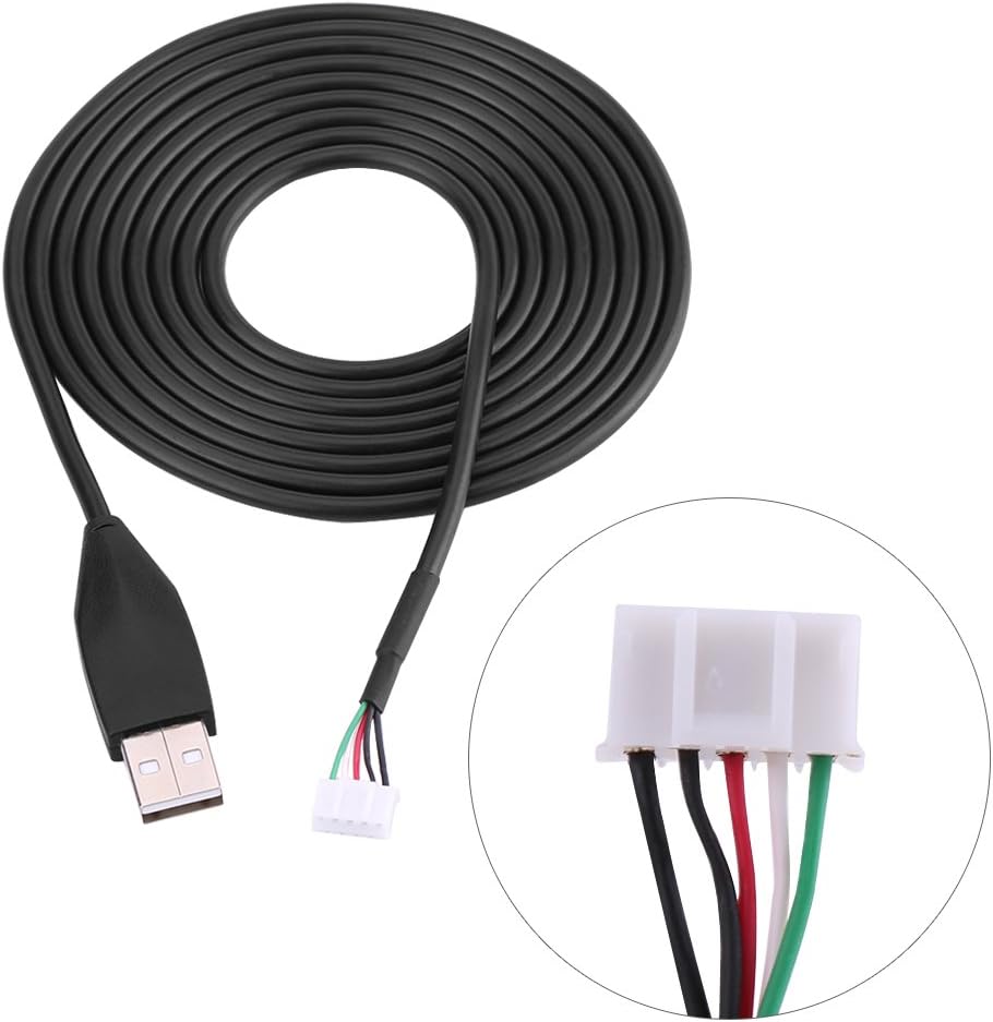 Bewinner 2M USB Mouse Cable Line Wire Cable Replacement Repair Accessory for MX518 Game Mouse USB Cable - Image 3