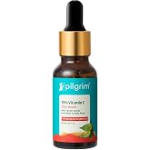 15% Vitamin C Face Serum by Pilgrim | with Ferulic Acid &amp; Vitamin E | Fragrance Free | Reduces Fine Lines, Smooths Skin Texture &amp; Improves Radiance | 0.68 Fl Oz (20ml)